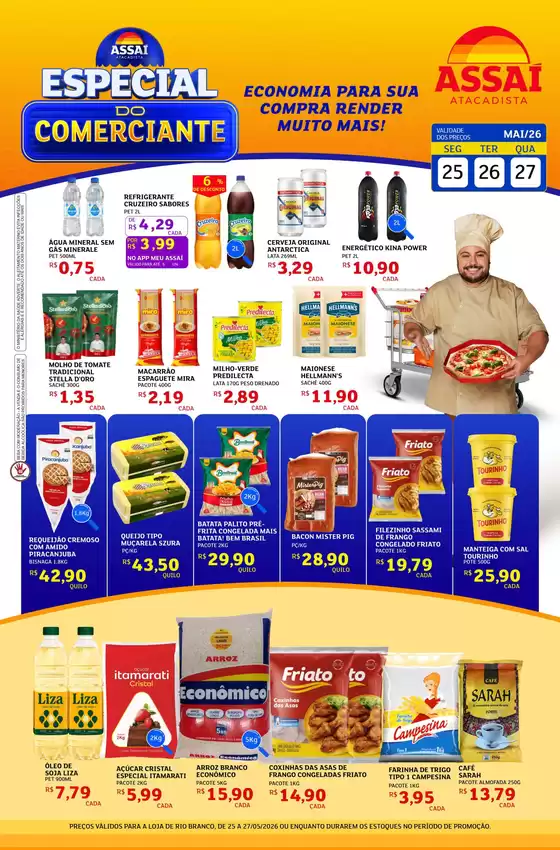 Catálogo Assaí Atacadista | Encarte Assaí Atacadista 47595-40 | 2026-05-25T00:00:00.000Z - 2026-05-27T00:00:00.000Z