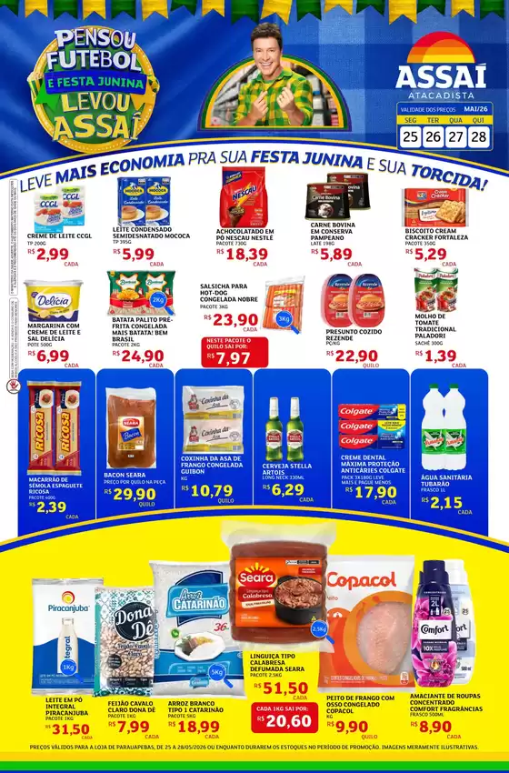 Catálogo Assaí Atacadista | Encarte Assaí Atacadista 47185-64 | 2026-05-25T00:00:00.000Z - 2026-05-28T00:00:00.000Z