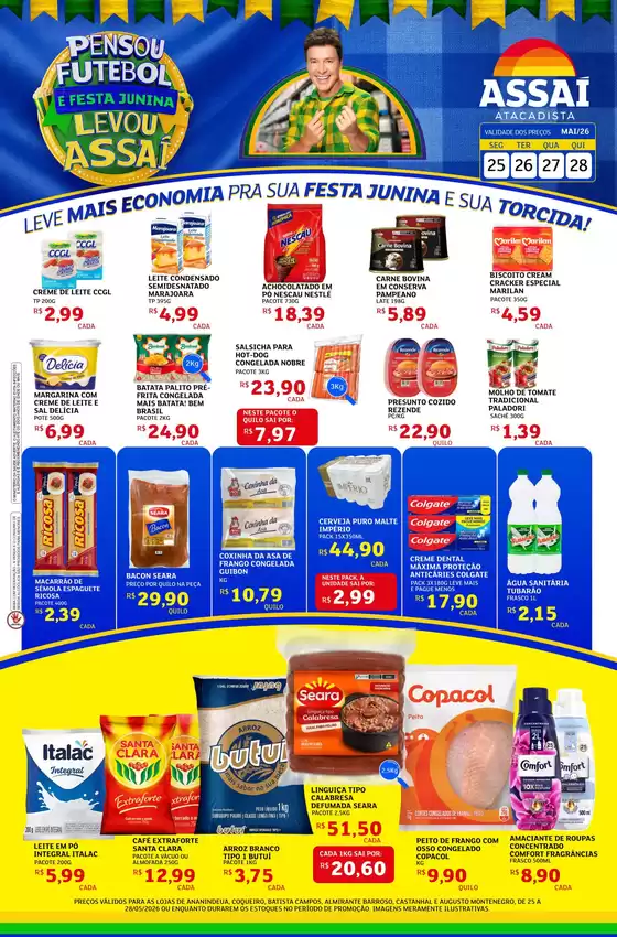 Catálogo Assaí Atacadista | Encarte Assaí Atacadista 47185-63 | 2026-05-25T00:00:00.000Z - 2026-05-28T00:00:00.000Z