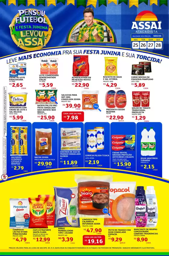 Catálogo Assaí Atacadista | Encarte Assaí Atacadista 47185-442 | 2026-05-25T00:00:00.000Z - 2026-05-28T00:00:00.000Z