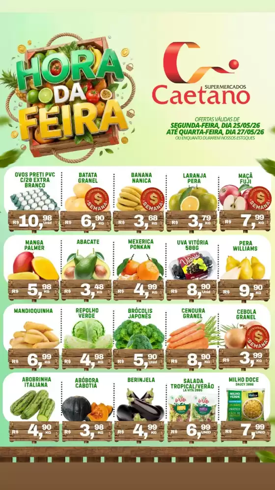 Catálogo Supermercados Caetano | Hora Da Feira | 2026-05-25T00:00:00.000Z - 2026-05-27T00:00:00.000Z