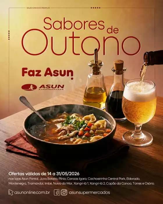 Catálogo Asun | Ofertas especiais atraentes para todos | 2026-05-14T00:00:00.000Z - 2026-05-31T00:00:00.000Z
