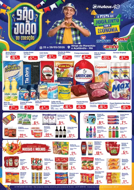 Catálogo Supermercados Mateus | São João do Coração | 2026-05-25T00:00:00.000Z - 2026-05-28T00:00:00.000Z