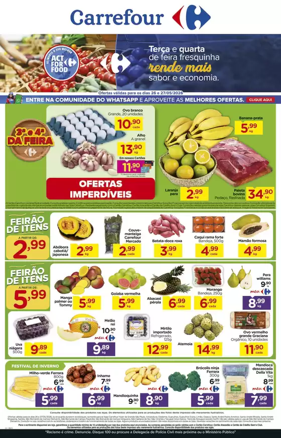 Catálogo Carrefour | FEIRA | 2026-05-26T00:00:00.000Z - 2026-05-27T00:00:00.000Z