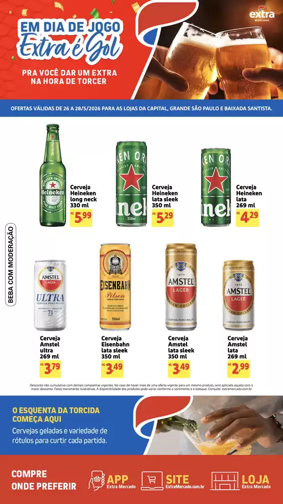 Catálogo Mercado Extra | Melhores ofertas para todos os caçadores de pechinchas | 2026-05-26T00:00:00.000Z - 2026-05-28T00:00:00.000Z