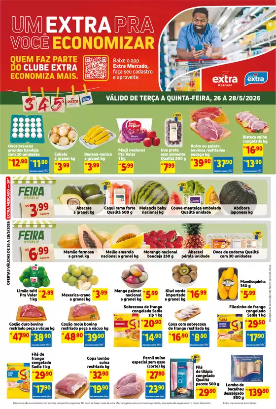 Catálogo Mercado Extra | Promoções especiais em andamento | 2026-05-26T00:00:00.000Z - 2026-05-28T00:00:00.000Z