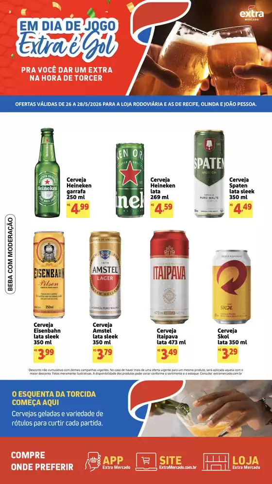 Catálogo Mercado Extra | Ofertas especiais para você | 2026-05-26T00:00:00.000Z - 2026-05-28T00:00:00.000Z