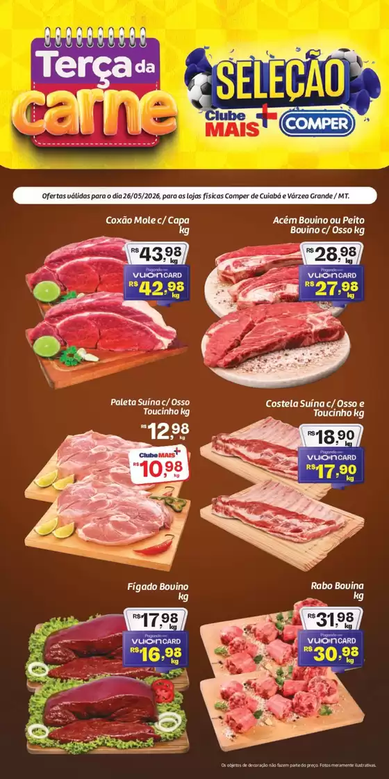 Catálogo Comper | Grandes descontos em produtos selecionados | 2026-05-26T00:00:00.000Z - 2026-05-26T00:00:00.000Z