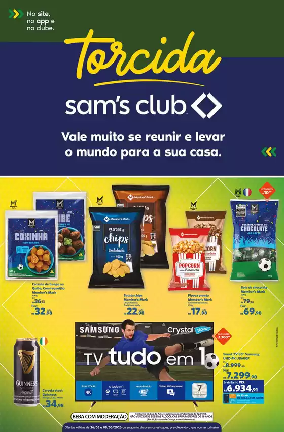 Catálogo Sam's Club | Promoções especiais em andamento | 2026-05-26T00:00:00.000Z - 2026-06-08T00:00:00.000Z