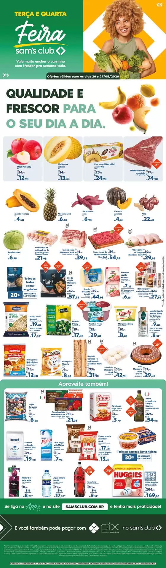 Catálogo Sam's Club | Melhores ofertas e descontos | 2026-05-26T00:00:00.000Z - 2026-05-27T00:00:00.000Z
