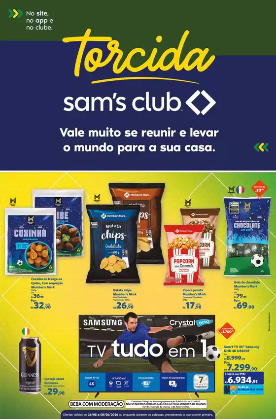 Catálogo Sam's Club | Ótima oferta para caçadores de pechinchas | 2026-05-26T00:00:00.000Z - 2026-06-08T00:00:00.000Z