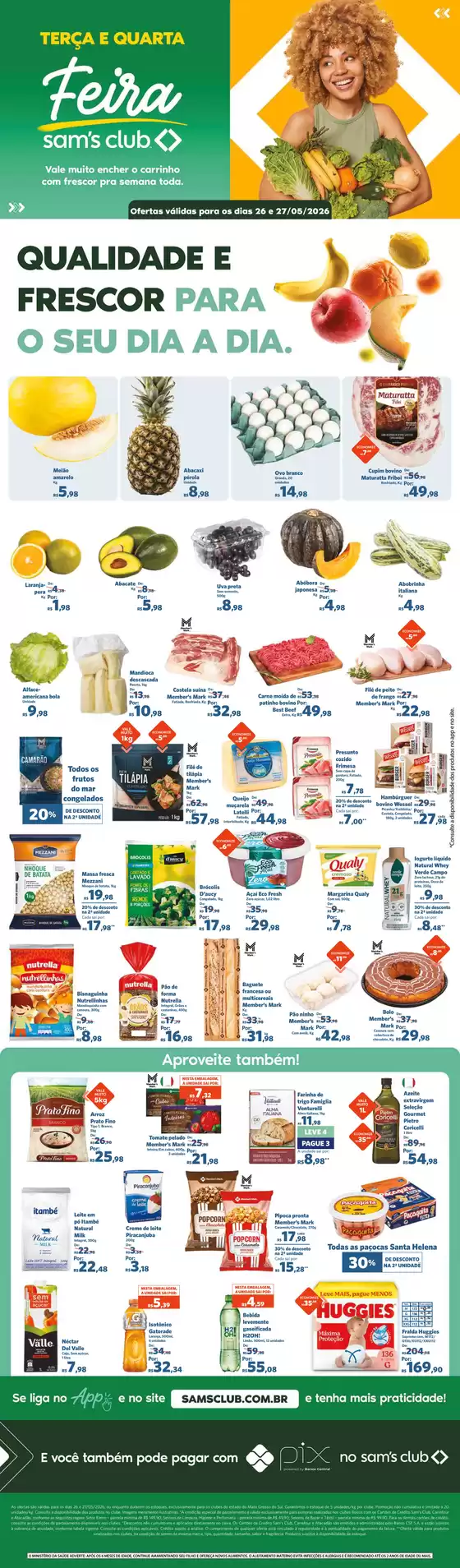 Catálogo Sam's Club | Ofertas e promoções atuais | 2026-05-26T00:00:00.000Z - 2026-05-27T00:00:00.000Z