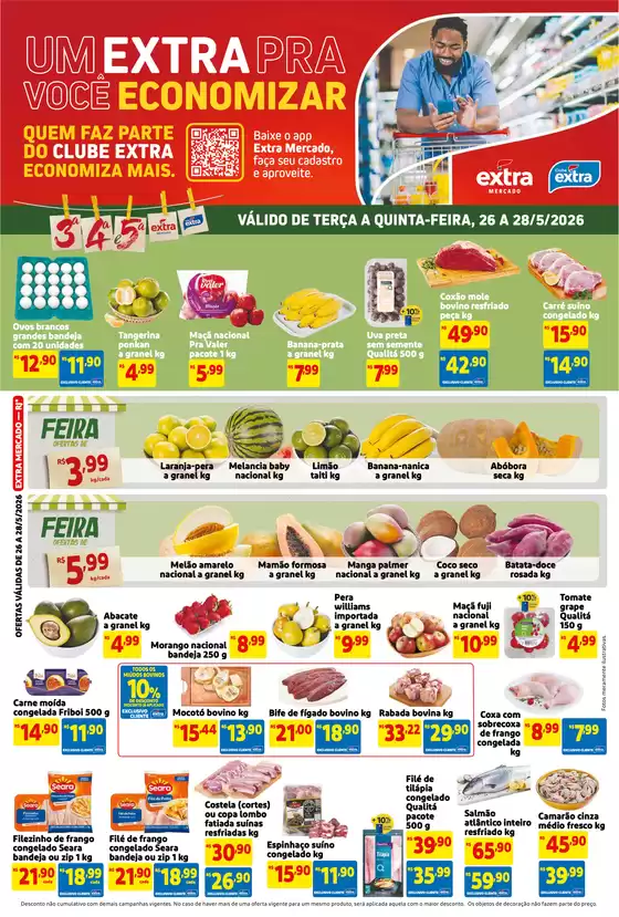 Catálogo Extra | Melhores ofertas para todos os caçadores de pechinchas | 2026-05-26T00:00:00.000Z - 2026-05-28T00:00:00.000Z