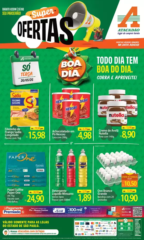 Catálogo Atacadão em Catiguá | Atacadão - Boa do Dia | 2026-05-26T00:00:00.000Z - 2026-05-26T00:00:00.000Z