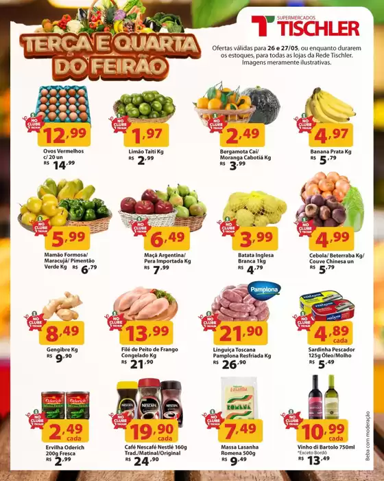 Catálogo Supermercados Tischler | Ofertas exclusivas e pechinchas | 2026-05-26T00:00:00.000Z - 2026-05-27T00:00:00.000Z