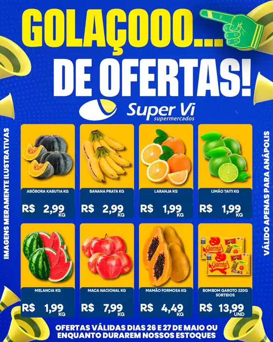 Catálogo Supervi Supermercados | Encarte Supervi Supermercados | 2026-05-26T00:00:00.000Z - 2026-05-27T00:00:00.000Z
