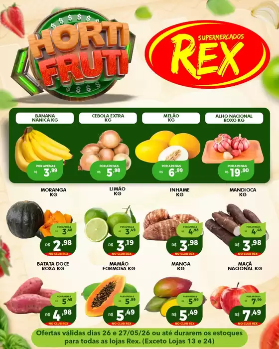 Catálogo Supermercados Rex | Descontos e promoções | 2026-05-26T00:00:00.000Z - 2026-05-27T00:00:00.000Z