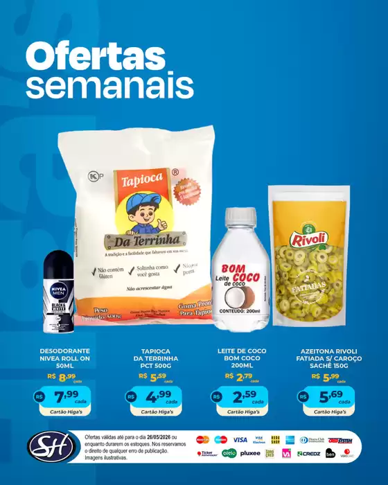 Catálogo Supermercado Higas | Economize agora com nossas ofertas | 2026-05-26T00:00:00.000Z - 2026-05-26T00:00:00.000Z