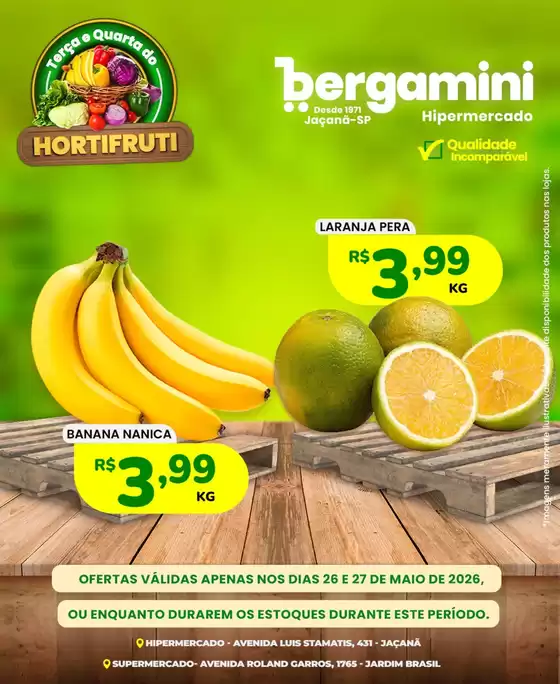 Catálogo Supermercado Bergamini | Encarte Supermercado Bergamini | 2026-05-26T00:00:00.000Z - 2026-05-27T00:00:00.000Z