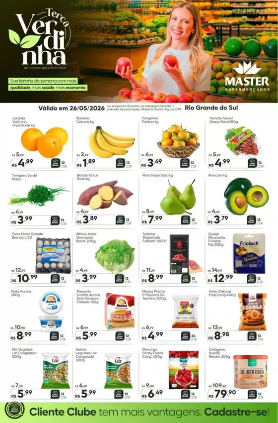Catálogo Master Supermercados | Terca verdinha | 2026-05-26T00:00:00.000Z - 2026-05-26T00:00:00.000Z
