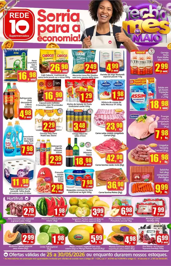Catálogo Rede 10 | Ofertas exclusivas e pechinchas | 2026-05-25T00:00:00.000Z - 2026-05-30T00:00:00.000Z