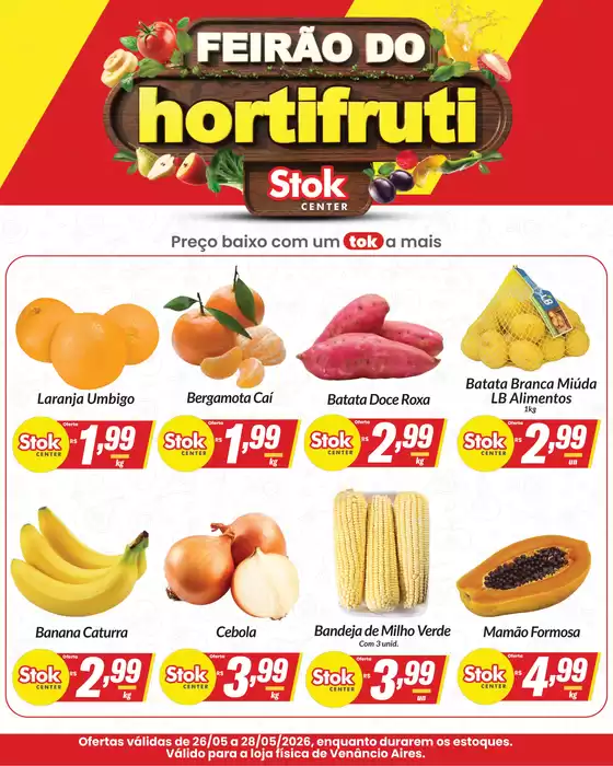 Catálogo Stok Center | Ofertas especiais para você | 2026-05-26T00:00:00.000Z - 2026-05-28T00:00:00.000Z