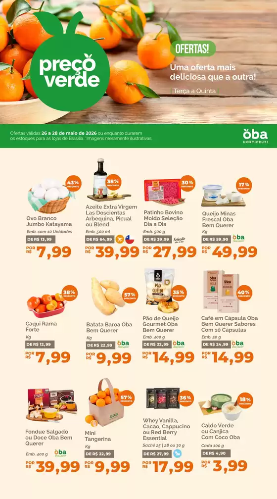 Catálogo Oba Hortifruti | Ofertas exclusivas para nossos clientes | 2026-05-26T00:00:00.000Z - 2026-05-28T00:00:00.000Z