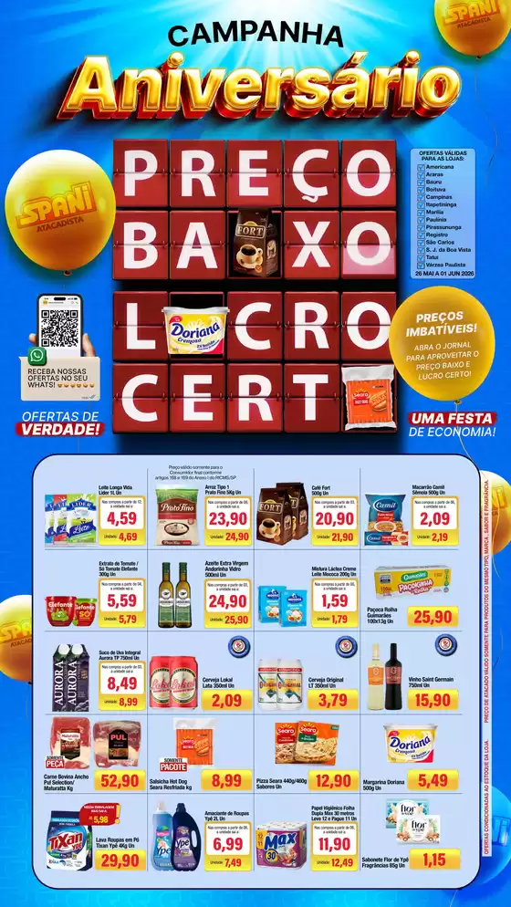 Catálogo Spani Atacadista em Juazeiro do Norte | Jornal de Ofertas INTERIOR 26 a 01 06 | 2026-05-26T00:00:00.000Z - 2026-06-01T00:00:00.000Z