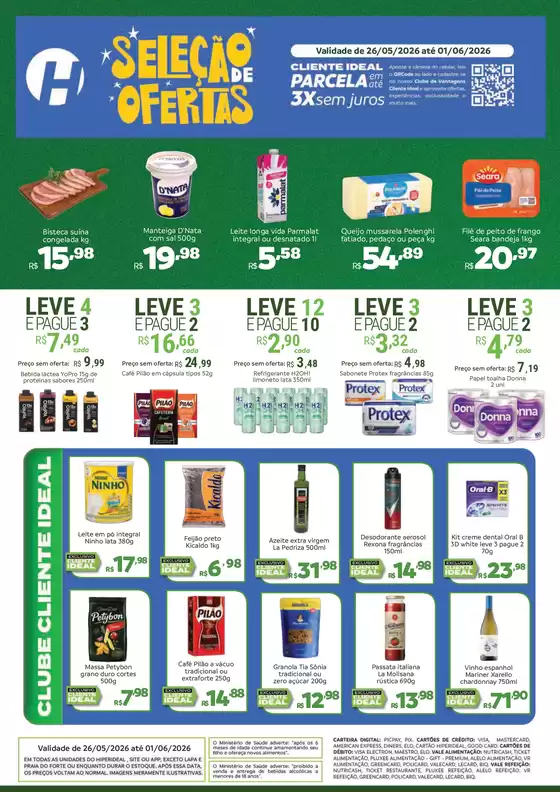 Catálogo Hiperideal Supermercados | Ofertas Hiperideal Supermercados | 2026-05-26T00:00:00.000Z - 2026-06-01T00:00:00.000Z