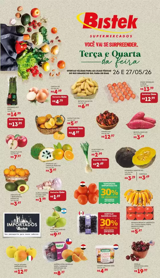 Catálogo Bistek Supermercados | Ótima oferta para caçadores de pechinchas | 2026-05-26T00:00:00.000Z - 2026-05-27T00:00:00.000Z