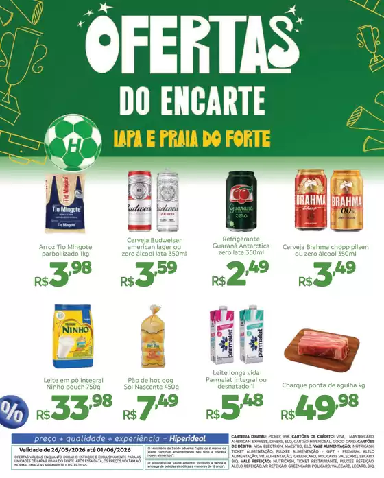 Catálogo Hiperideal Supermercados | Melhores ofertas para todos os caçadores de pechinchas | 2026-05-26T00:00:00.000Z - 2026-06-01T00:00:00.000Z