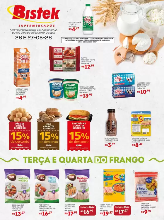 Catálogo Bistek Supermercados | Nossas melhores ofertas para você | 2026-05-26T00:00:00.000Z - 2026-05-27T00:00:00.000Z