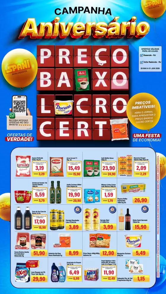 Catálogo Spani Atacadista | Jornal de Ofertas RJ 26 a 01 06 | 2026-05-26T00:00:00.000Z - 2026-06-01T00:00:00.000Z