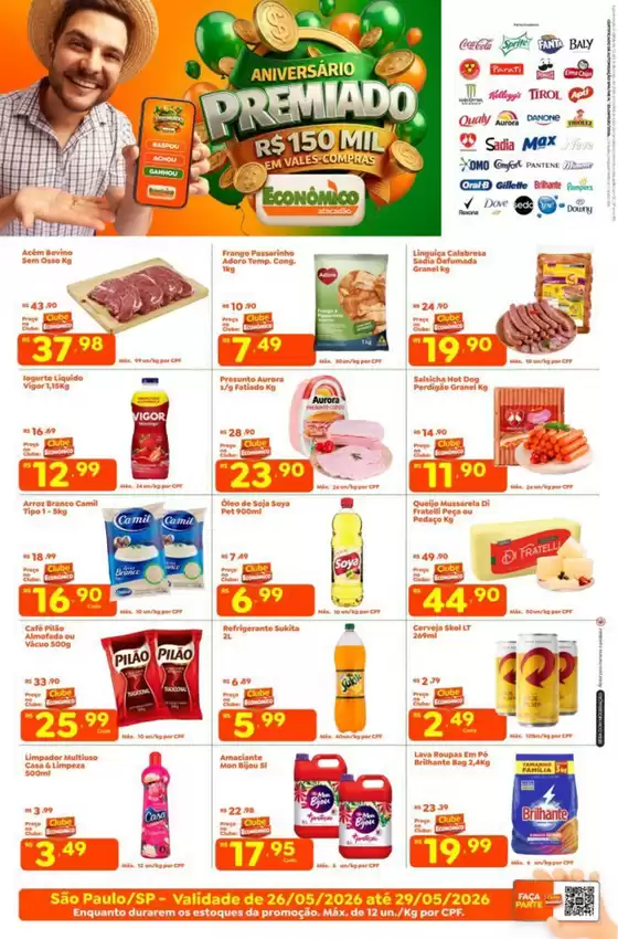 Catálogo Econômico Atacadão | Tabloide Econômico Atacadão - SP | 2026-05-26T00:00:00.000Z - 2026-05-29T00:00:00.000Z