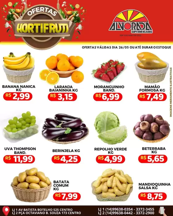 Catálogo Alvorada Supermercados | Ofertas exclusivas | 2026-05-26T00:00:00.000Z - 2026-05-26T00:00:00.000Z