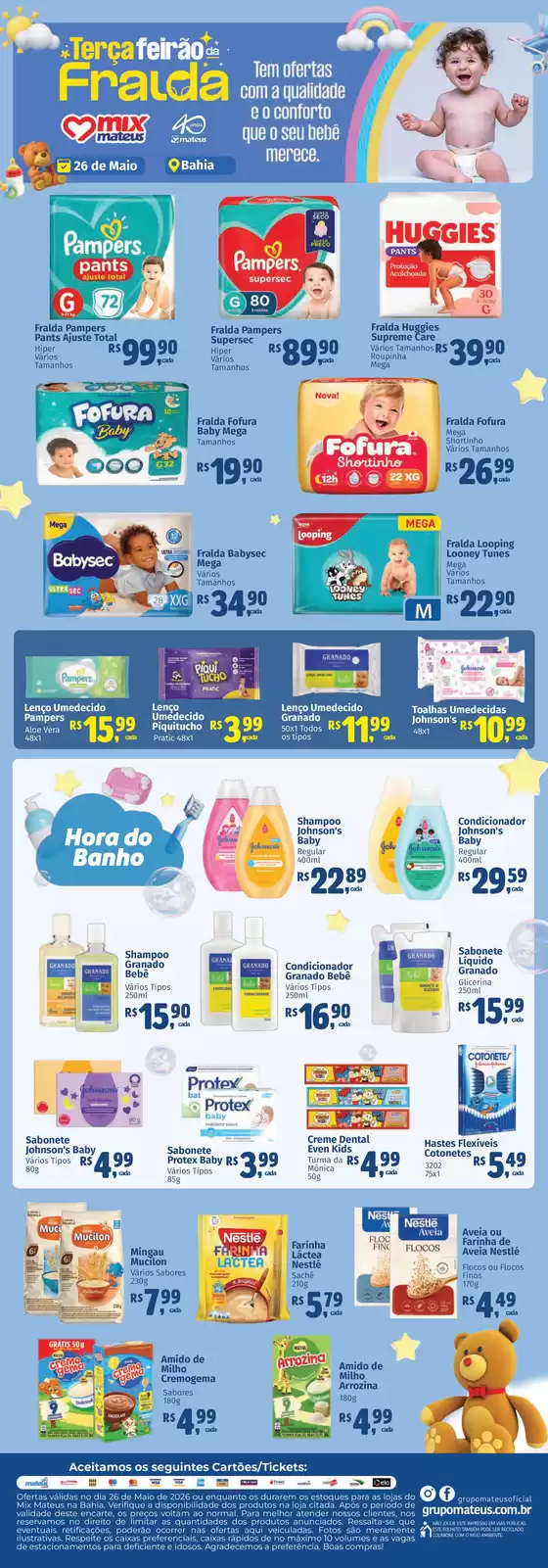 Catálogo Supermercados Mateus | Terça da Fralda | 2026-05-26T00:00:00.000Z - 2026-05-26T00:00:00.000Z