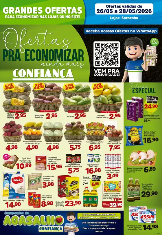 Catálogo Confiança Supermercados | Tabloide sorocaba 2605 2026 WPP | 2026-05-26T00:00:00.000Z - 2026-05-28T00:00:00.000Z