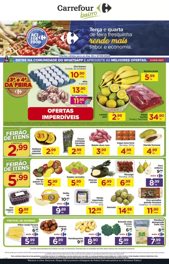 Catálogo Carrefour Bairro | Ofertas para caçadores de pechinchas | 2026-05-26T00:00:00.000Z - 2026-05-27T00:00:00.000Z