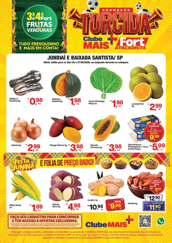 Catálogo Fort Atacadista | SP Fort FLV 3ª e 4ª Verde 26 e 27 MAI 26 Jundiai e Santos | 2026-05-26T00:00:00.000Z - 2026-05-27T00:00:00.000Z