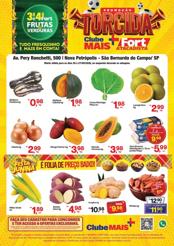 Catálogo Fort Atacadista | SP Fort FLV 3ª e 4ª Verde 26 e 27 MAI 26 Sao Bernardo | 2026-05-26T00:00:00.000Z - 2026-05-27T00:00:00.000Z