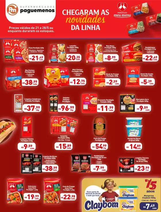 Catálogo Supermercados Pague Menos | Tabloide perdigao Mn1w8Lt | 2026-05-21T00:00:00.000Z - 2026-05-28T00:00:00.000Z