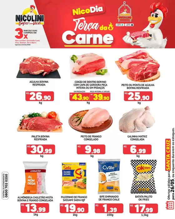 Catálogo Super Nicolini | Ofertas exclusivas para nossos clientes | 2026-05-26T00:00:00.000Z - 2026-05-26T00:00:00.000Z