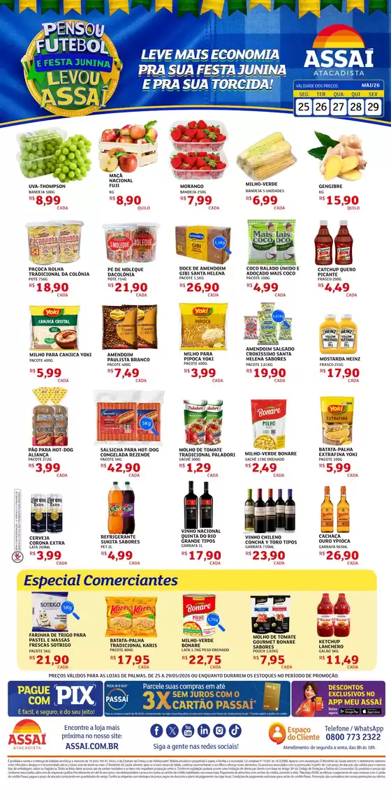 Catálogo Assaí Atacadista | Encarte Assaí Atacadista 47564-115 | 2026-05-26T00:00:00.000Z - 2026-05-29T00:00:00.000Z