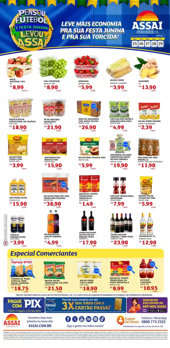 Catálogo Assaí Atacadista | Encarte Assaí Atacadista 47564-226 | 2026-05-26T00:00:00.000Z - 2026-05-29T00:00:00.000Z