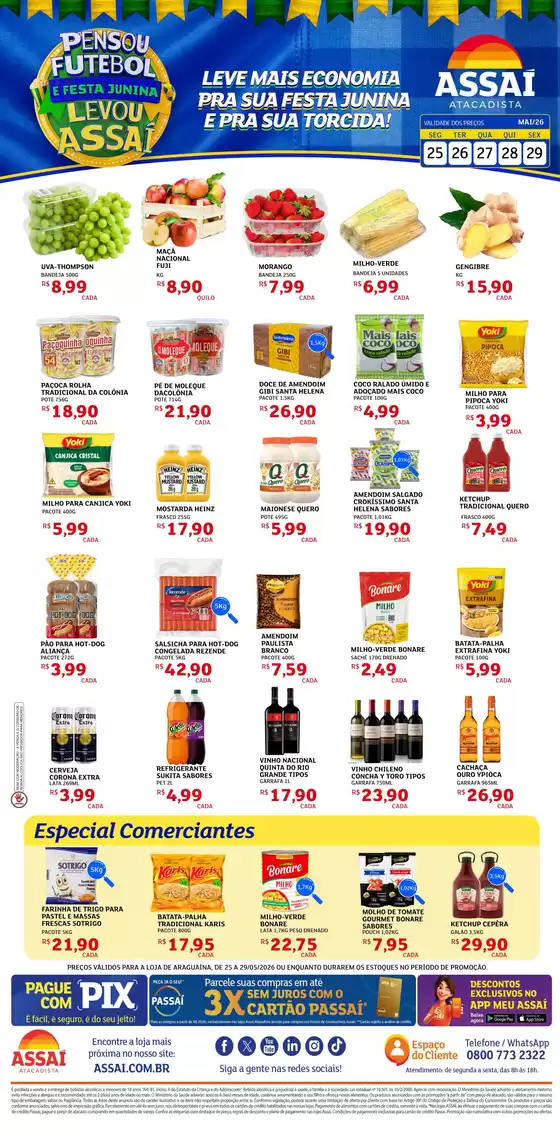 Catálogo Assaí Atacadista | Encarte Assaí Atacadista 47564-813 | 2026-05-26T00:00:00.000Z - 2026-05-29T00:00:00.000Z