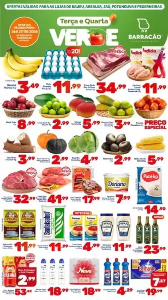 Catálogo Barracão Supermercado | Terça E Quarta Verde | 2026-05-26T00:00:00.000Z - 2026-05-27T00:00:00.000Z