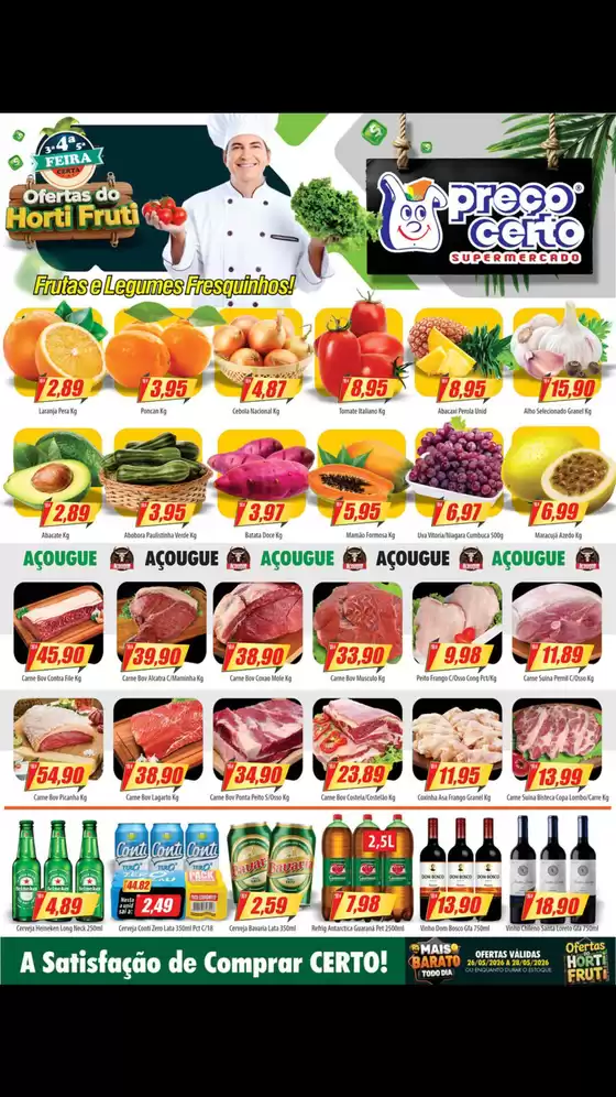 Catálogo Preço Certo | Ofertas de Horti Fruti | 2026-05-26T00:00:00.000Z - 2026-05-28T00:00:00.000Z