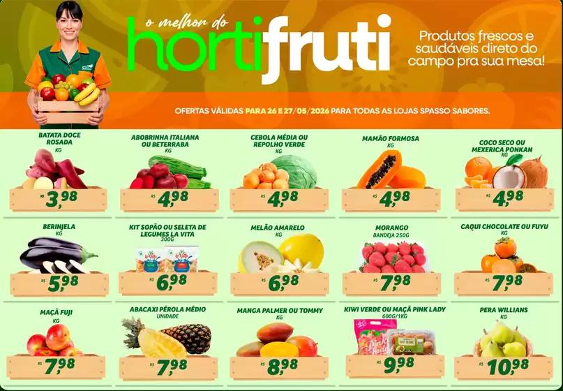Catálogo Spasso Sabores | Ofertas especiais para você | 2026-05-26T00:00:00.000Z - 2026-05-27T00:00:00.000Z