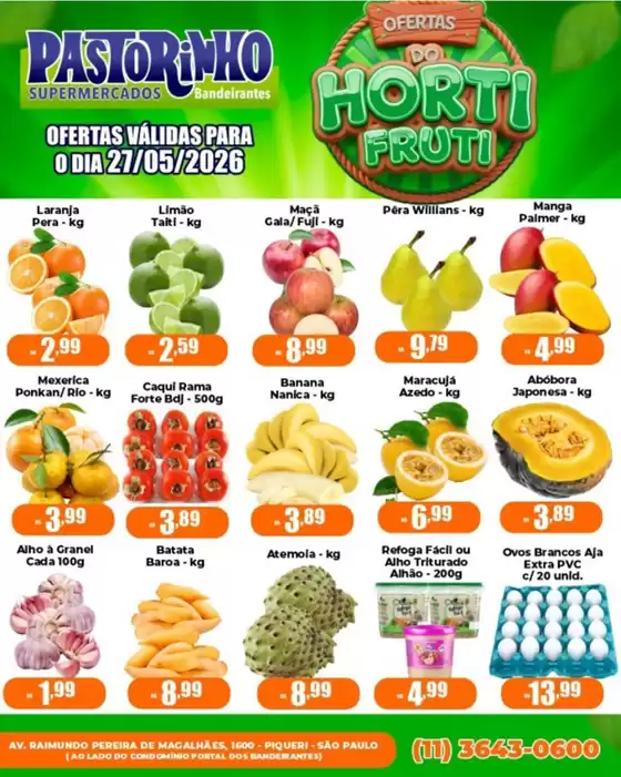 Catálogo Supermercado Pastorinho | Ofertas exclusivas e pechinchas | 2026-05-27T00:00:00.000Z - 2026-05-27T00:00:00.000Z