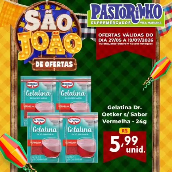 Catálogo Supermercado Pastorinho | Promoções especiais em andamento | 2026-05-27T00:00:00.000Z - 2026-07-19T00:00:00.000Z